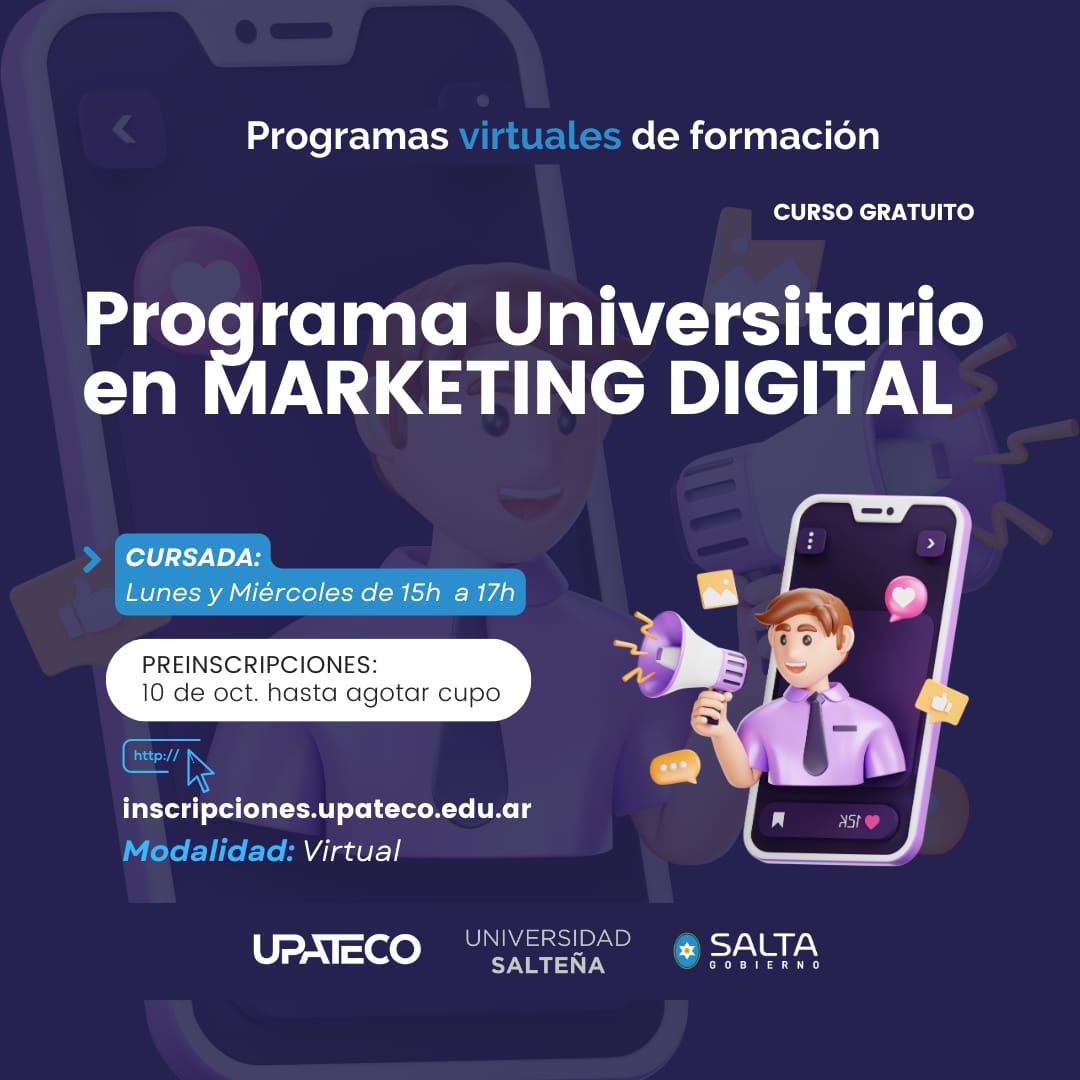 Programa Universitario en  MARKETING DIGITAL