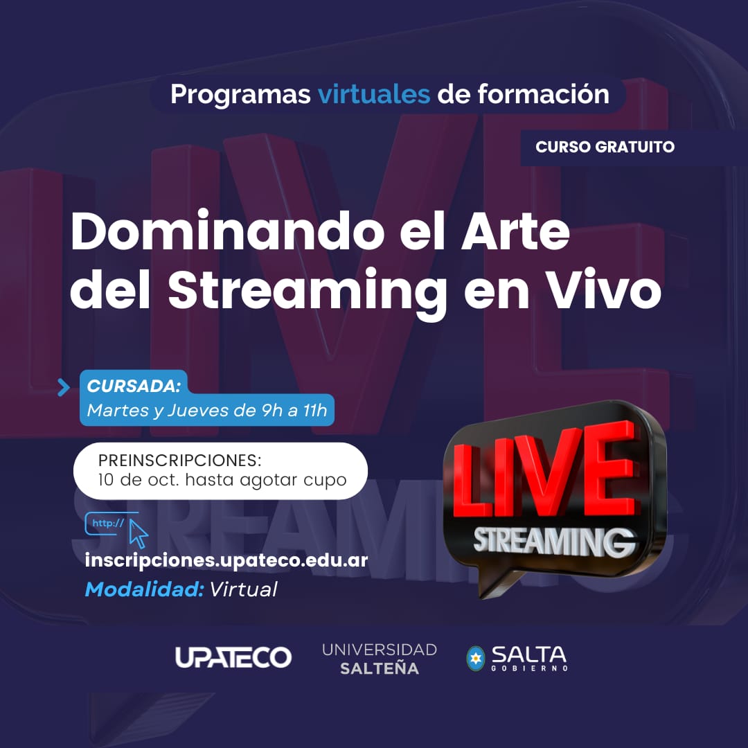 DOMINANDO EL ARTE DEL STREAMING EN VIVO