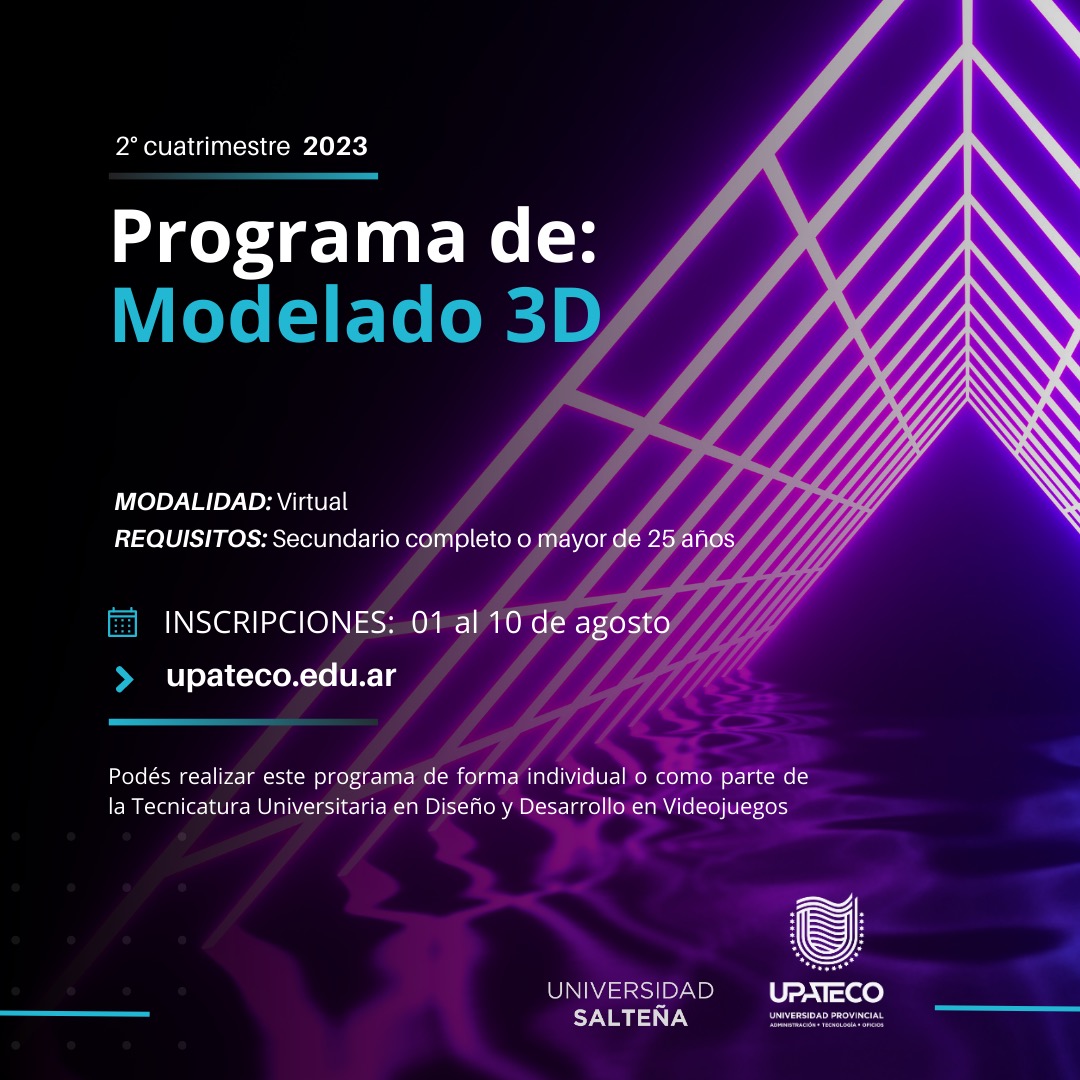 MODELADO 3D (Modalidad Virtual)
