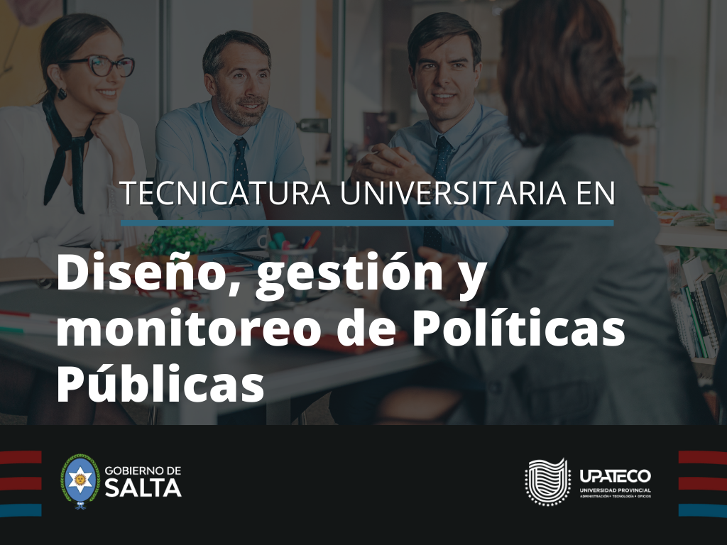 TECNICATURA EN DISEÑO, GESTION Y MONITOREO DE POLITICAS PÚBLICAS (2023)