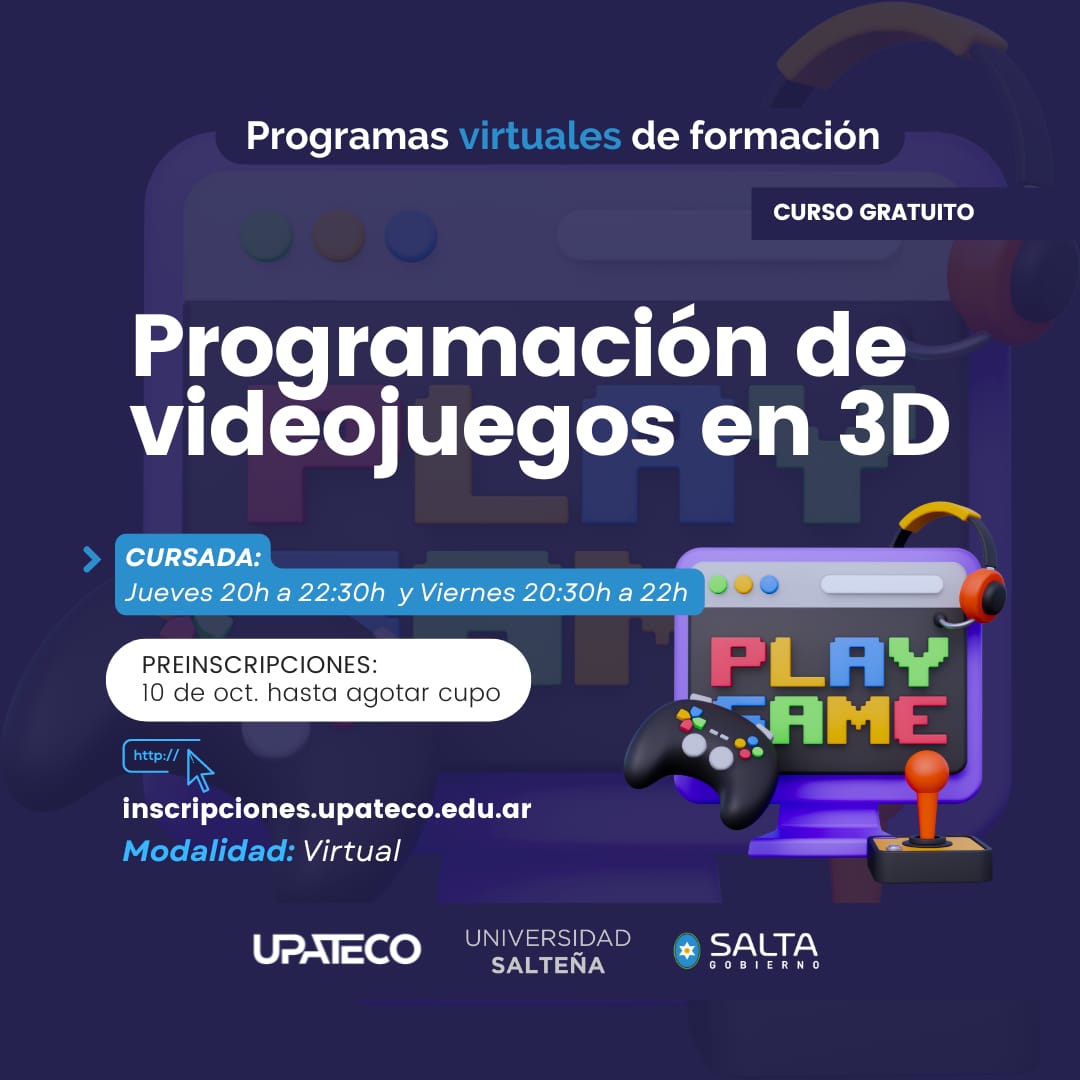 Curso de programación de videojuegos en 3D